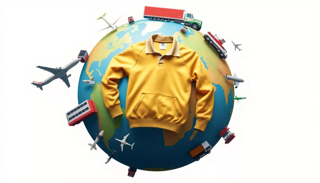 Global Golf Sweatshirt Shipping