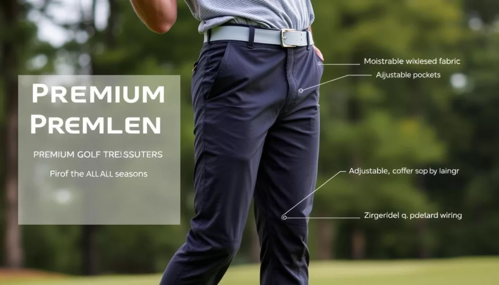 all-season golf trousers