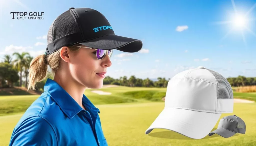 Breathable golf hats