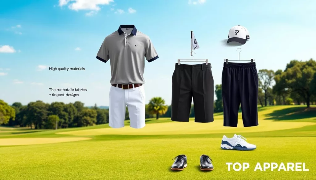 Luxury golf clothing