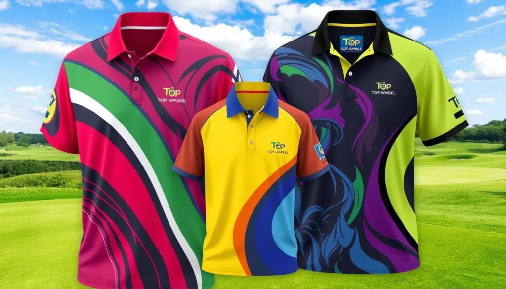 Men's custom golf shirts