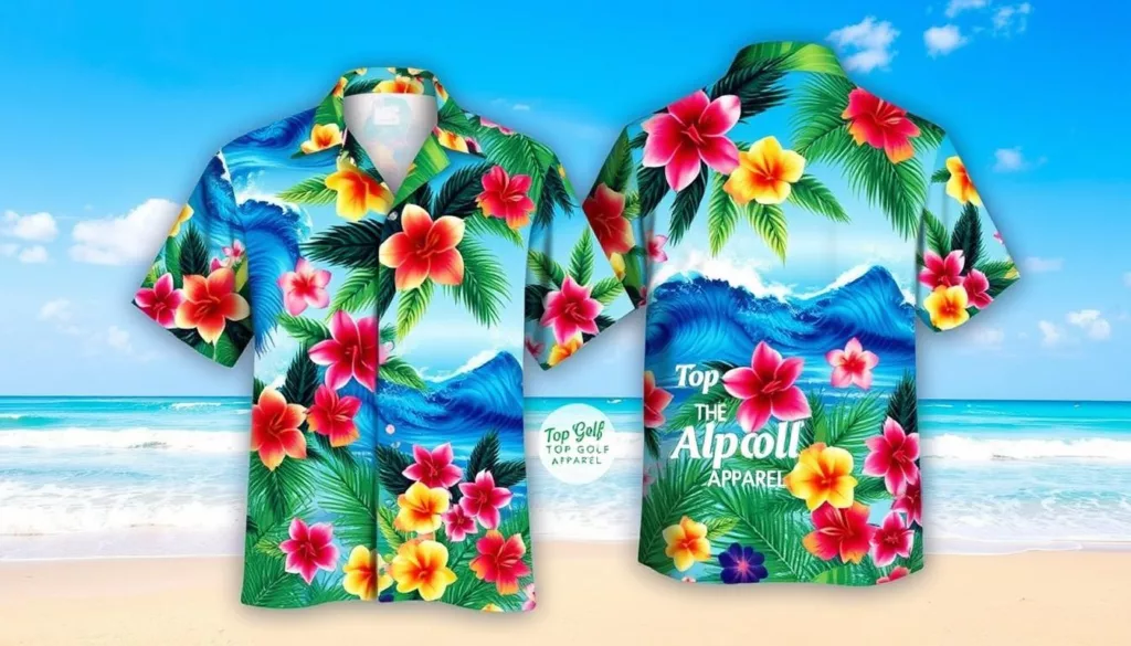 aloha print shirt