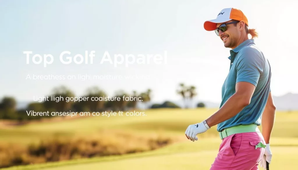 breathable golf attire