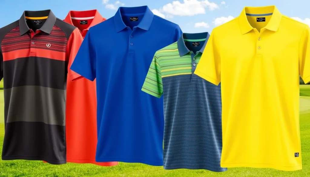 breathable golf polos