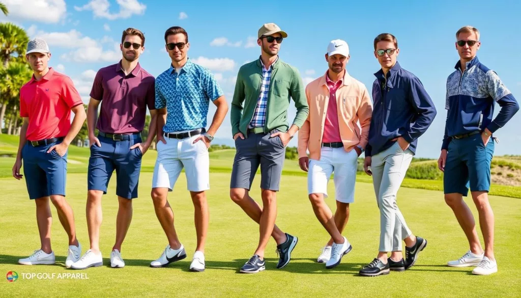 current trends in golf clothing