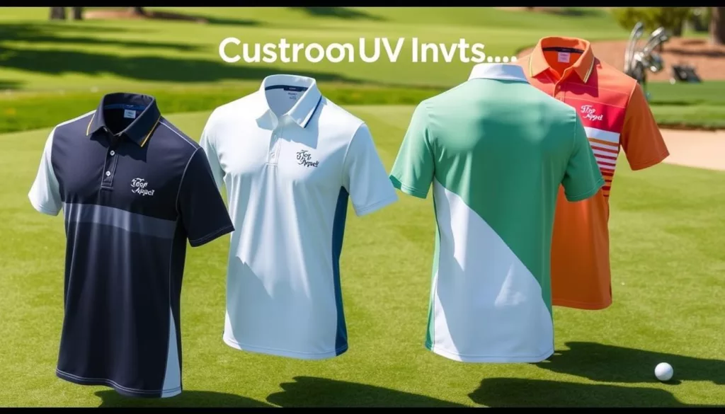 custom UV golf shirts