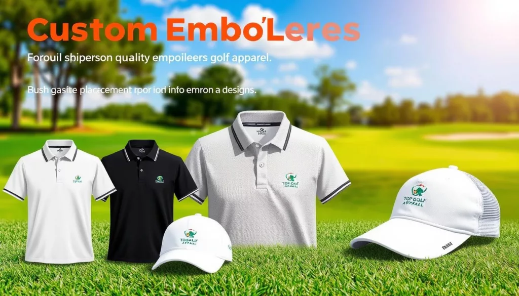 custom embroidered golf apparel