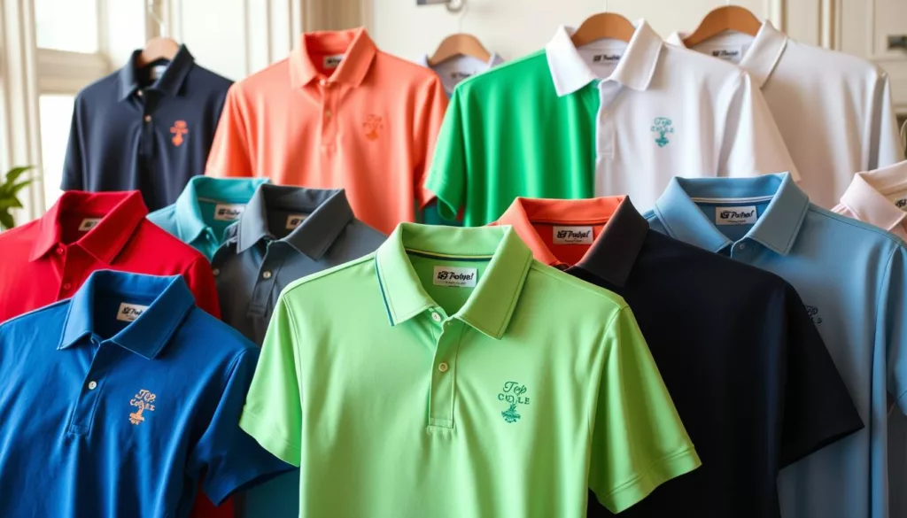 custom embroidered golf polo shirts