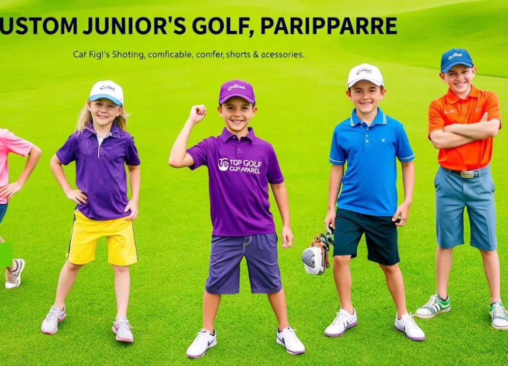 custom junior golf apparel