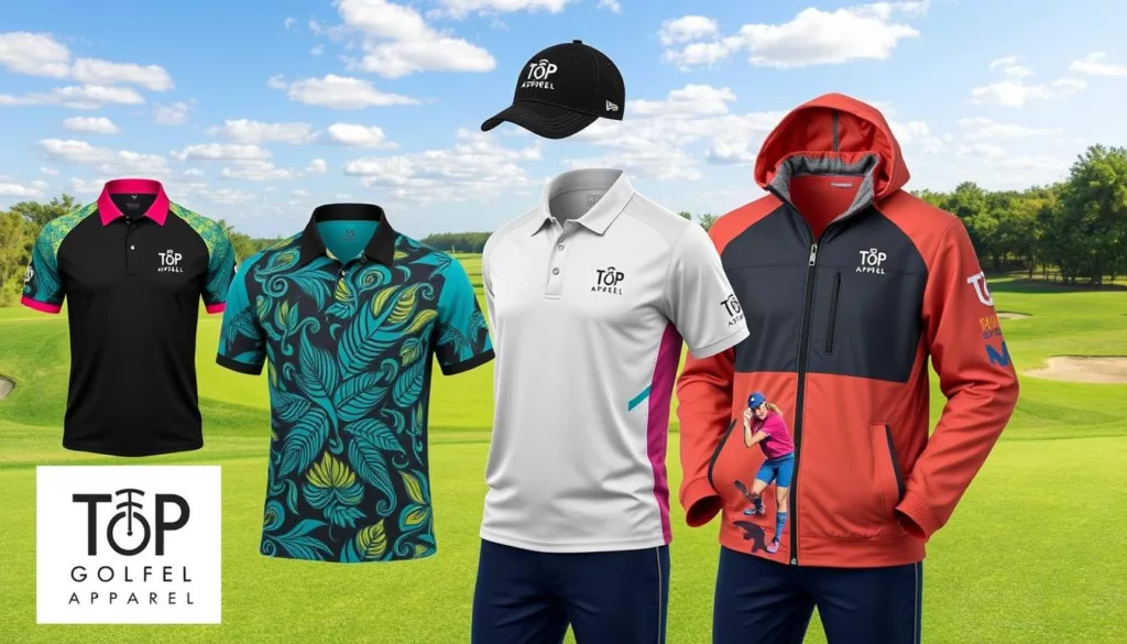 custom logo golf apparel