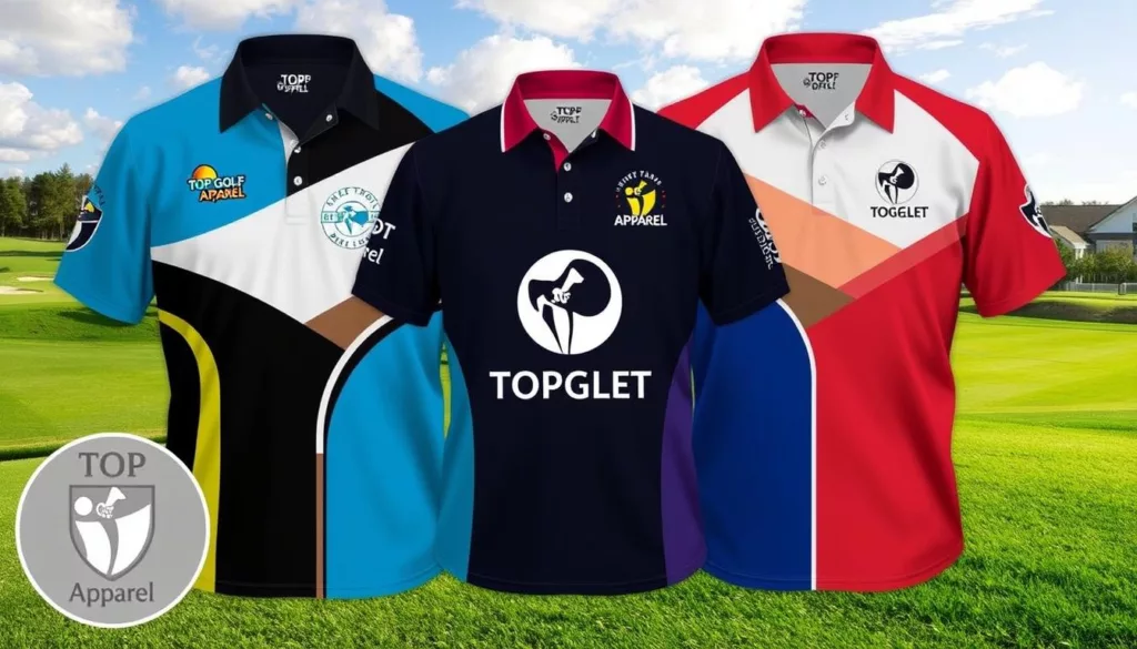 custom logo golf shirts