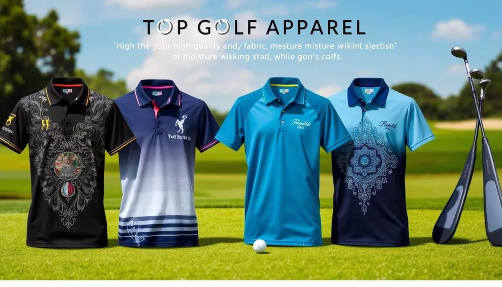 custom printed golf shirts