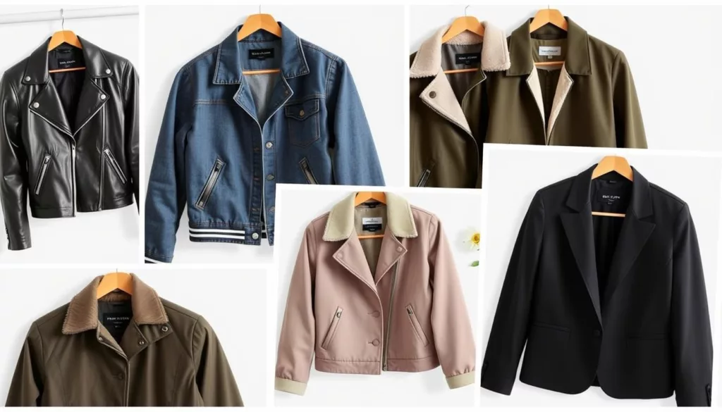 different types of jackets