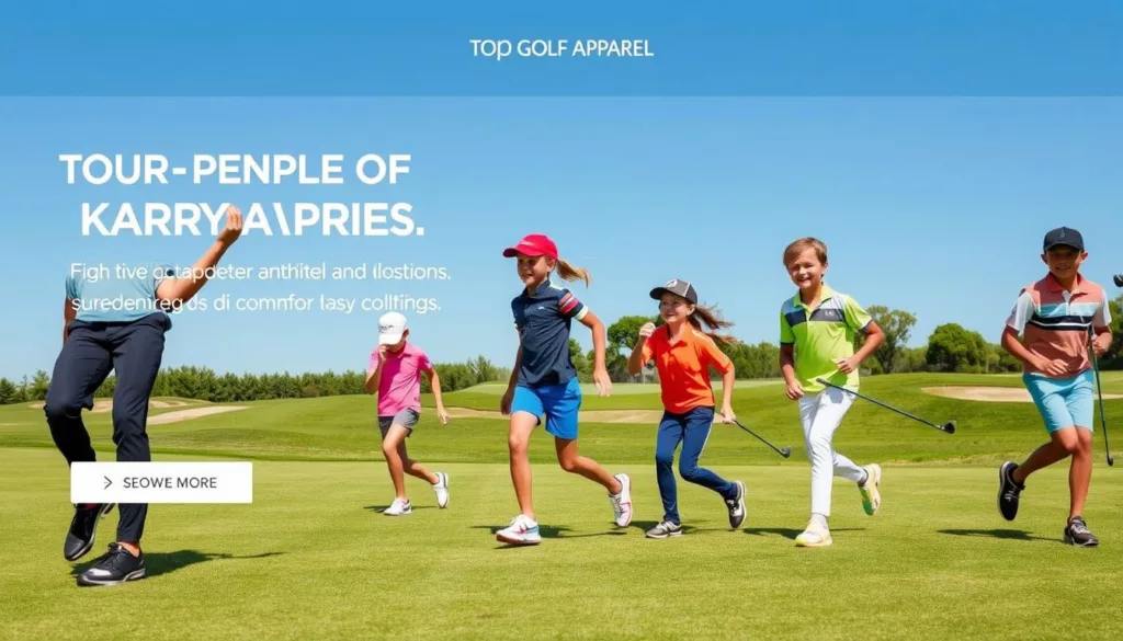 durable junior golf clothing