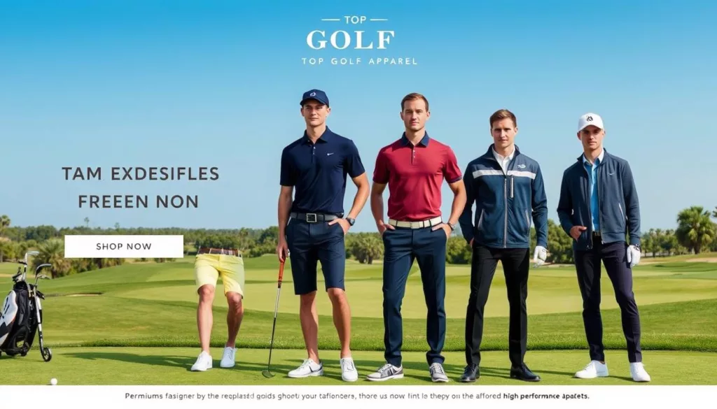 exclusive designer golf wear