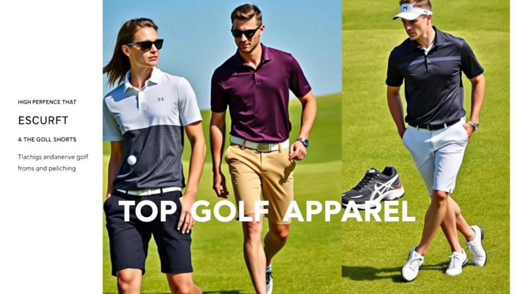 golf clothing brand names