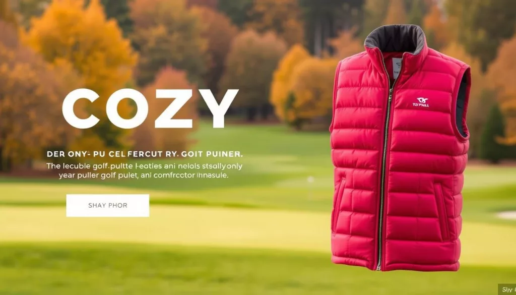 golf puffer vest