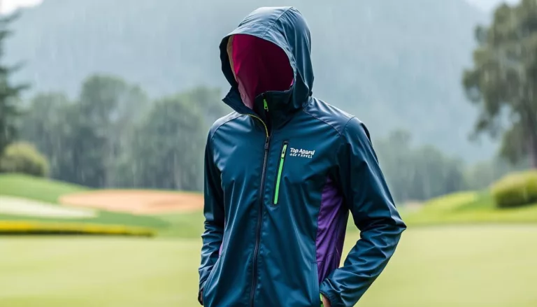 golf rain jacket with hood