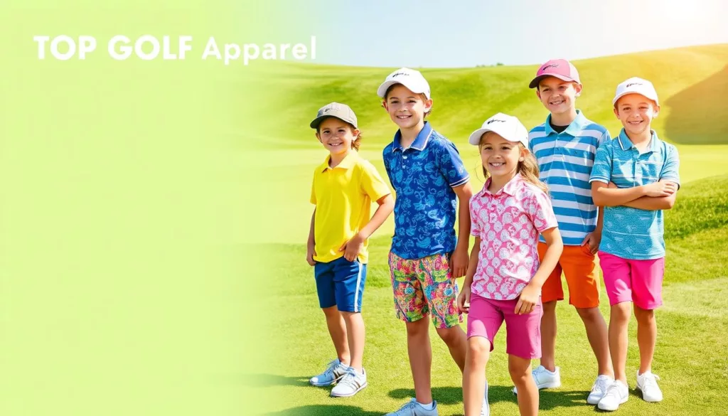 junior golf apparel