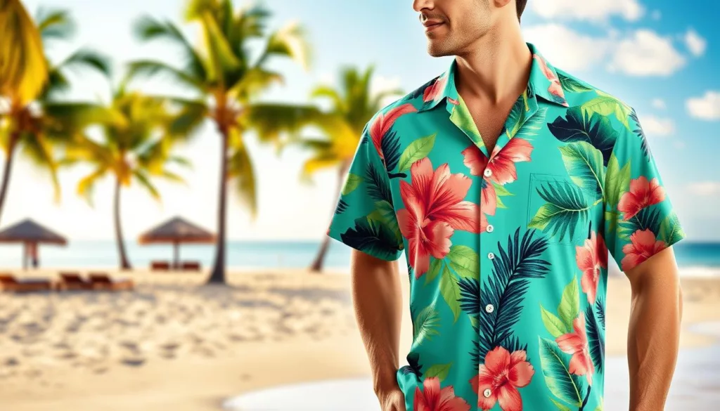 mens aloha shirt