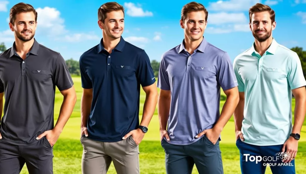 mens sun protection golf shirts