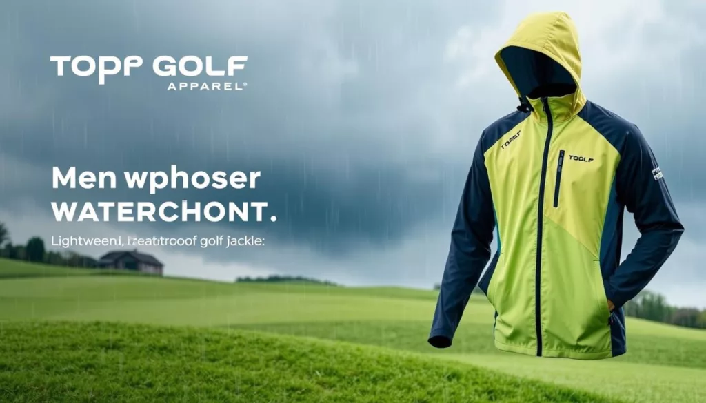 mens waterproof golf jacket