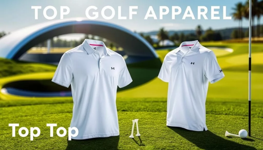 mens white golf shirts