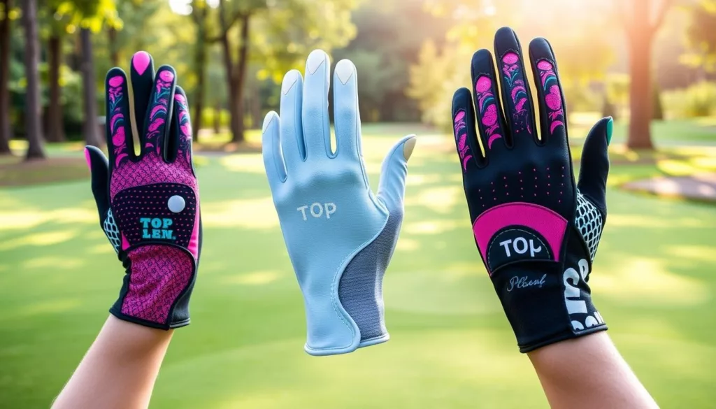 stylish golf gloves for women