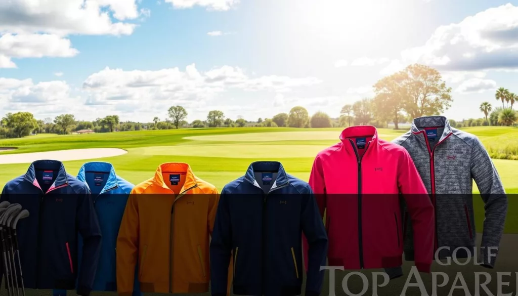 types of golf jackets