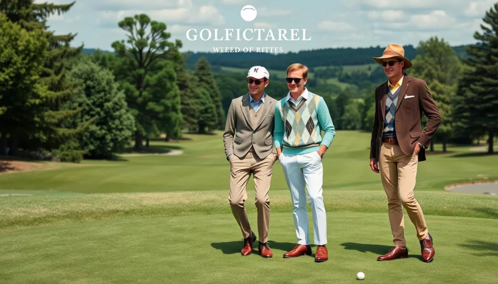 vintage golf attire