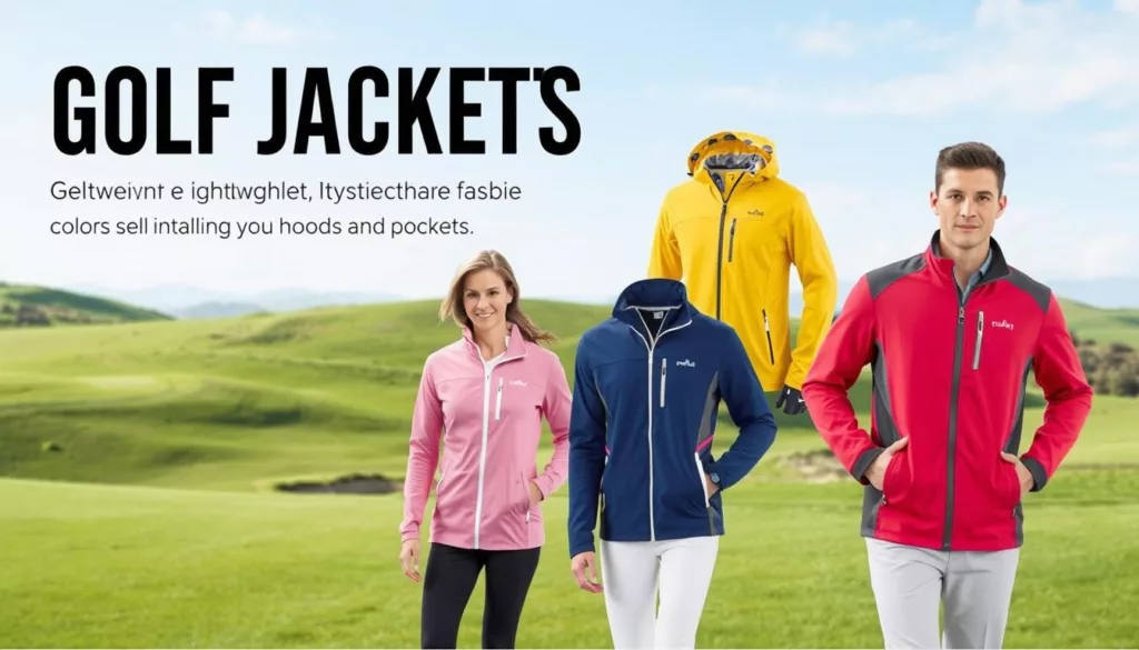 wind jackets golf