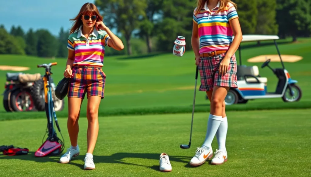 80s fashion golf