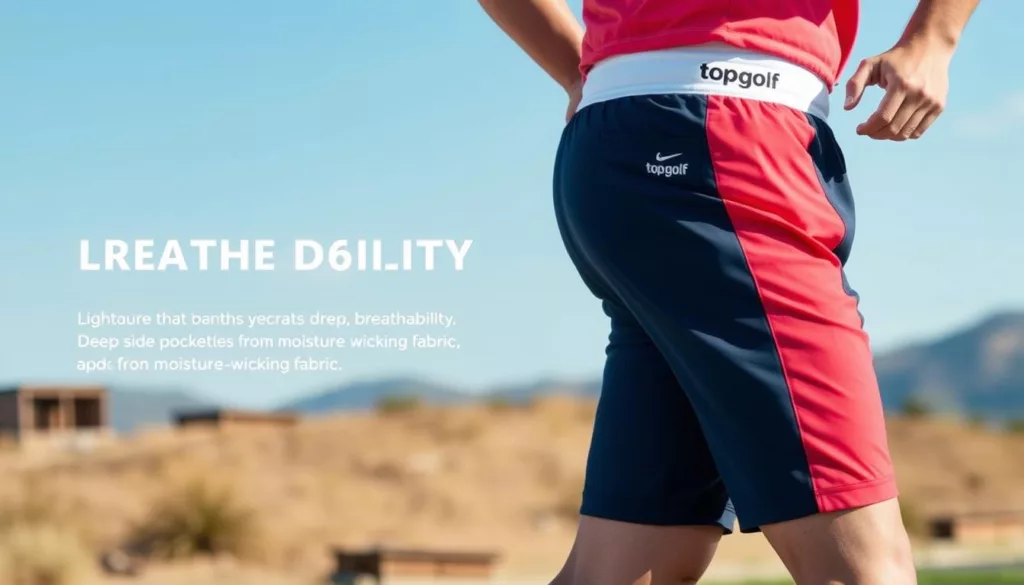 Breathable athletic shorts