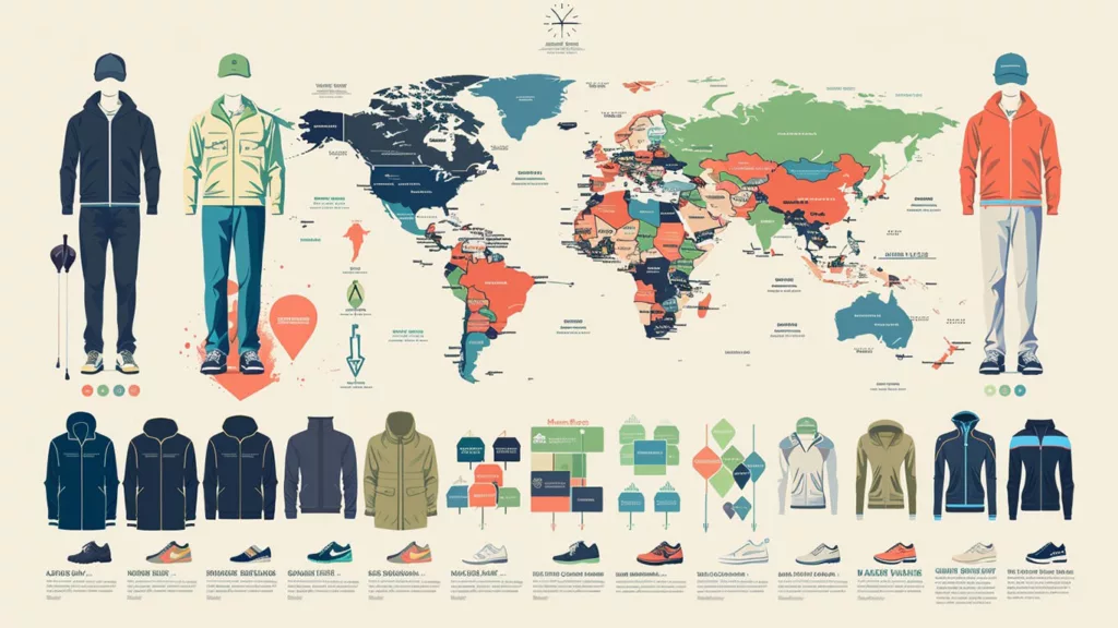 Golf Apparel in Different Regions a