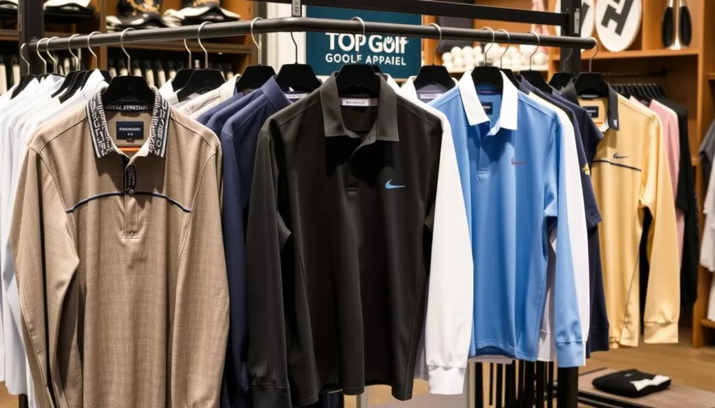 Long sleeve golf shirts for men