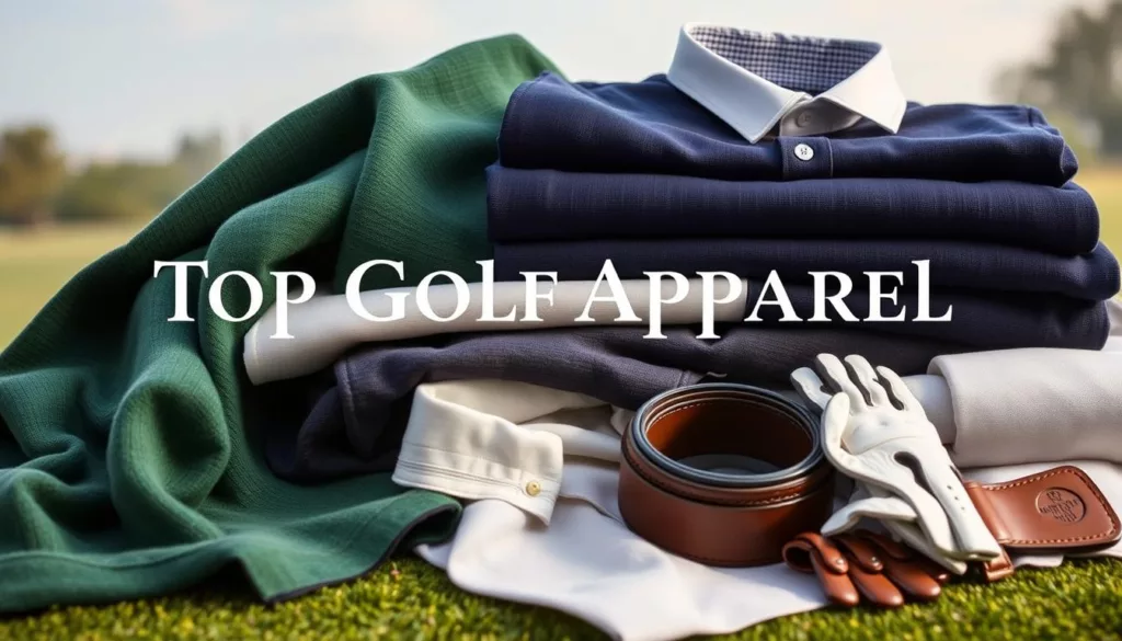 Luxury golf clothing materials