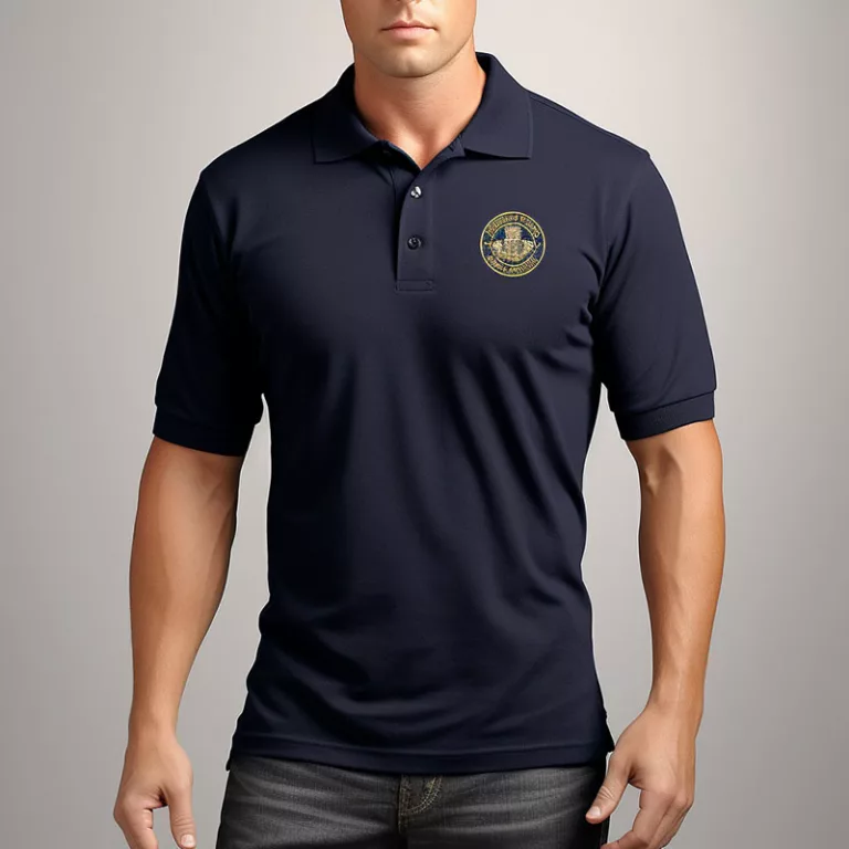 Navy blue polo shirt gd