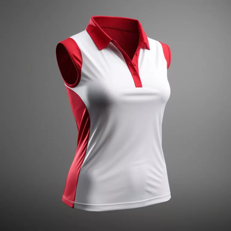 Sleeveless golf polo shirts a