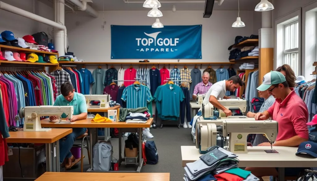 affordable custom golf apparel manufacturers