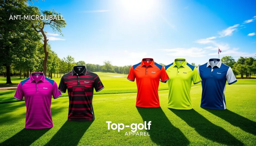 anti-microbial golf shirts