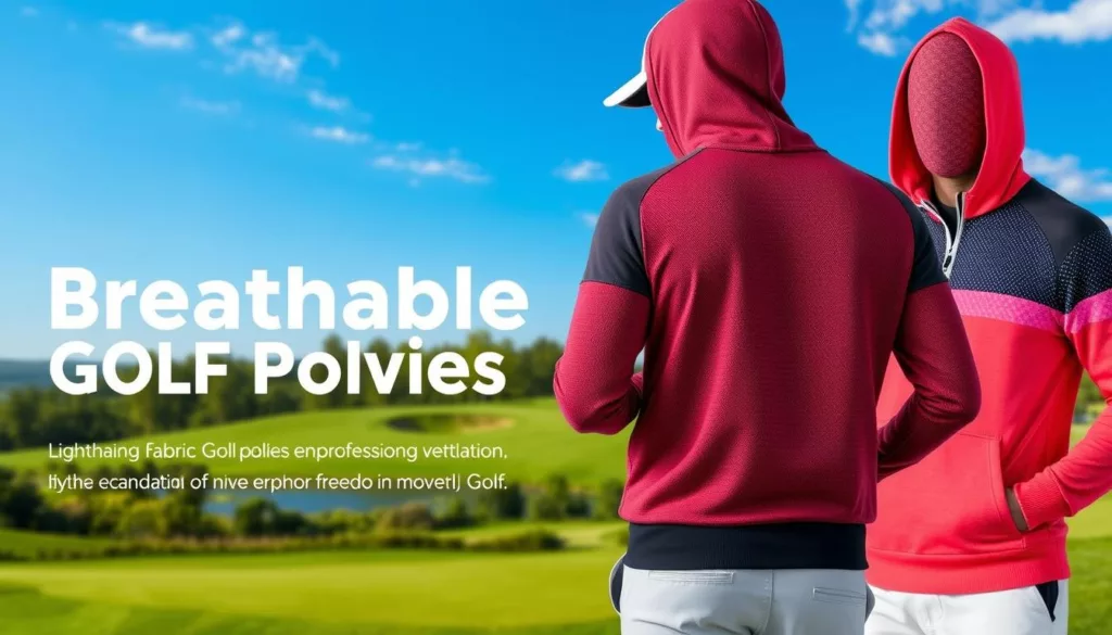 breathable golf hoodies