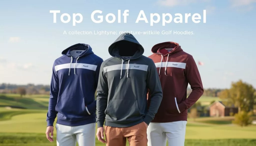 breathable golf hoodies