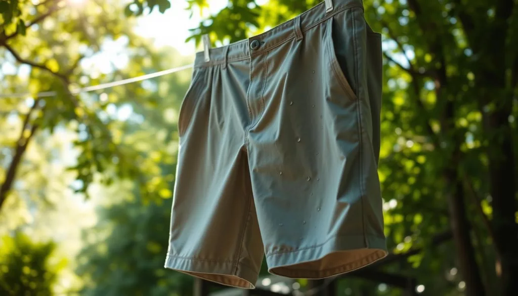 care for outdoor shorts