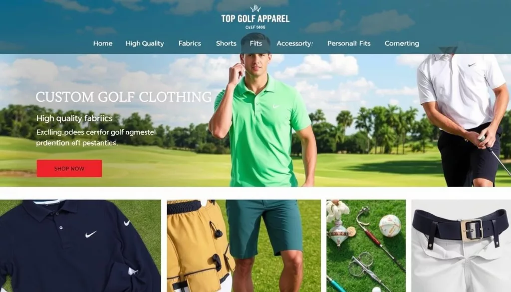 custom golf clothing