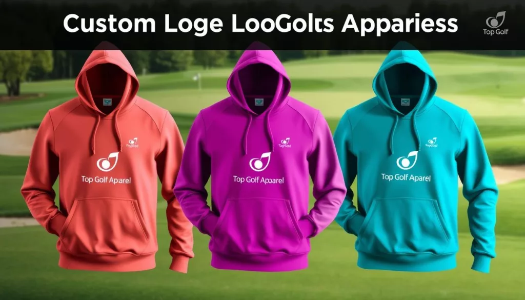 custom logo golf hoodies