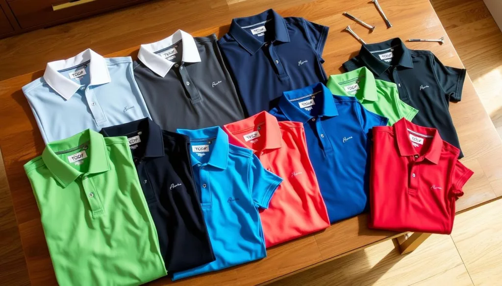 custom logo golf shirts