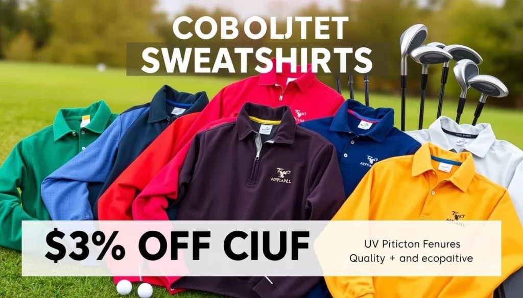 discounted golf sweatshirts