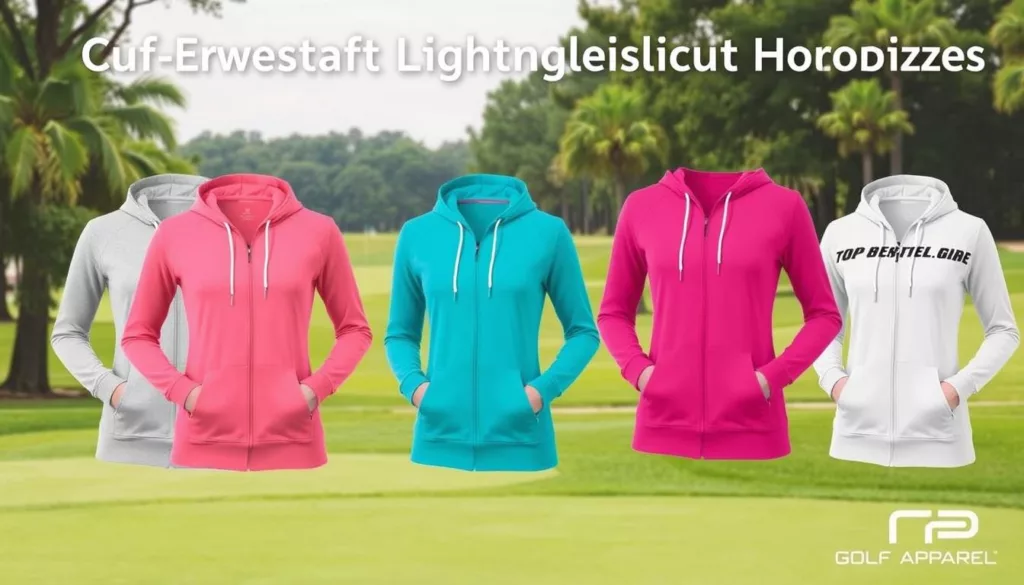 economic women's golf hoodies