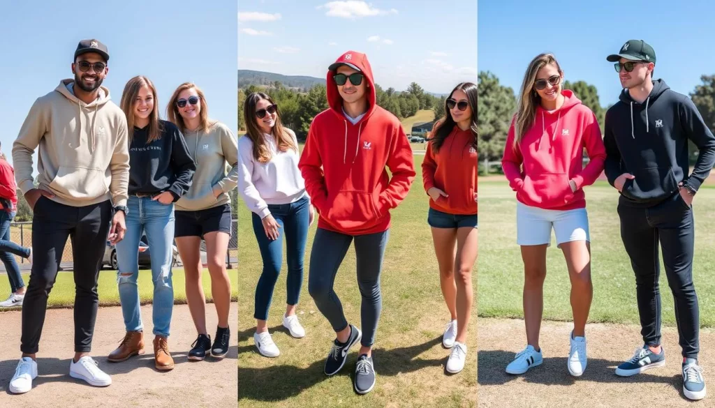 golf hoodie casual looks