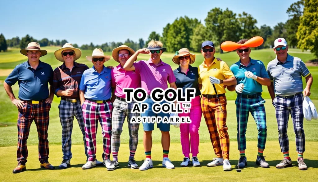 humorous golf outfits